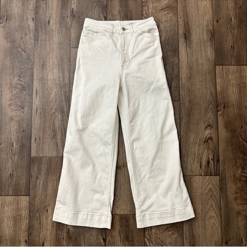 AG Adriano Goldschmied Rosie Workwear Wide Leg Jeans White 
Size 32 - Picture 9 of 12